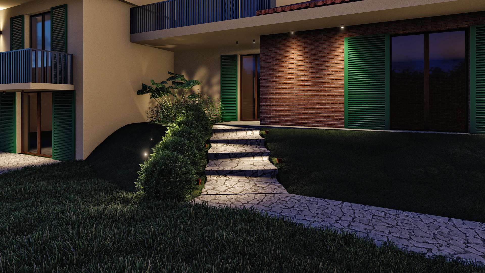 Illuminazione villa #62