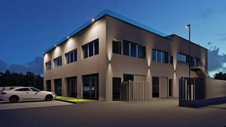 Illuminazione edificio