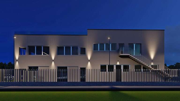 Illuminazione edificio