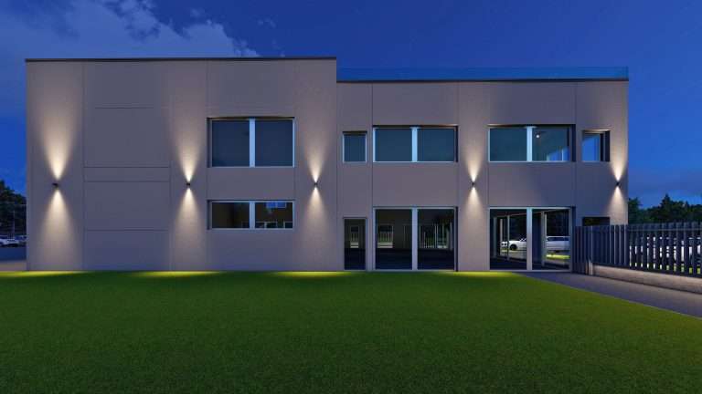Illuminazione edificio