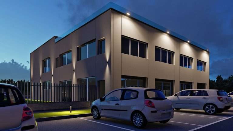Illuminazione edificio