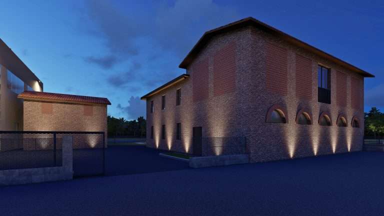 illuminazione edificio