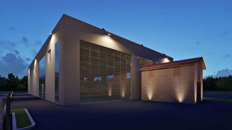 illuminazione edificio