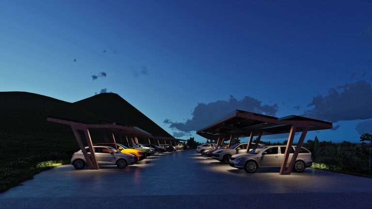 Illuminazione parcheggio