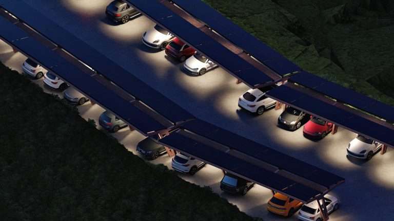 Illuminazione parcheggio