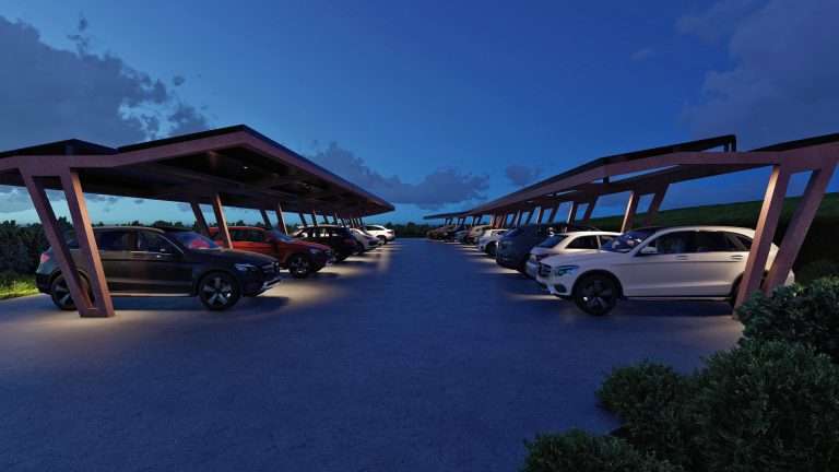 Illuminazione parcheggio