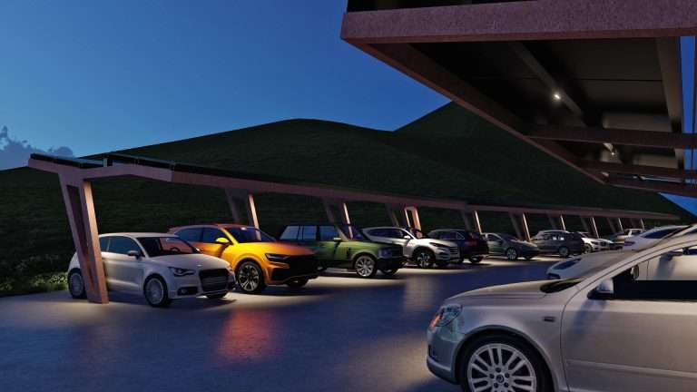 Illuminazione parcheggio