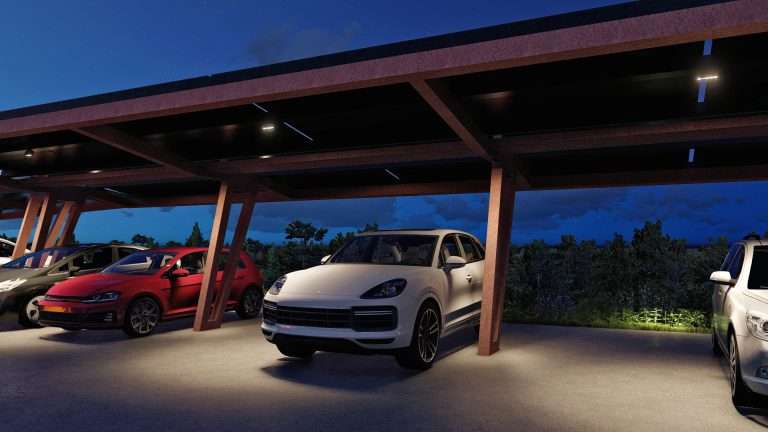 Illuminazione parcheggio