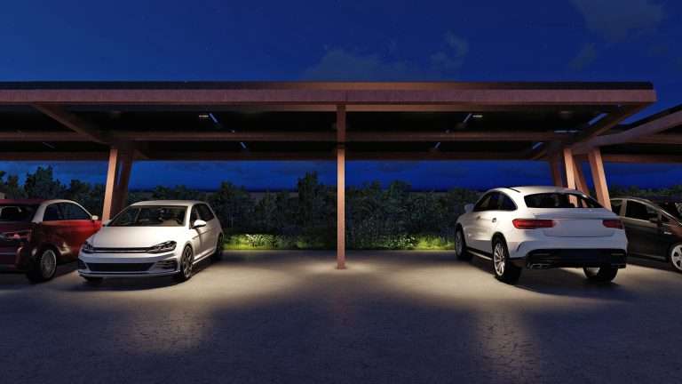 Illuminazione parcheggio