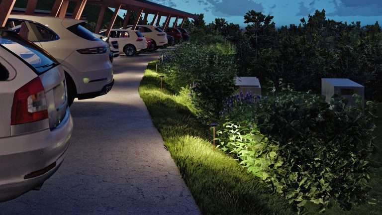 Illuminazione parcheggio