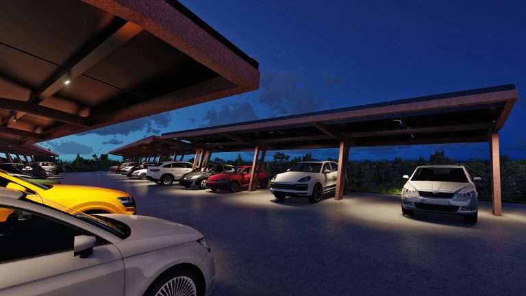 Illuminazione parcheggio