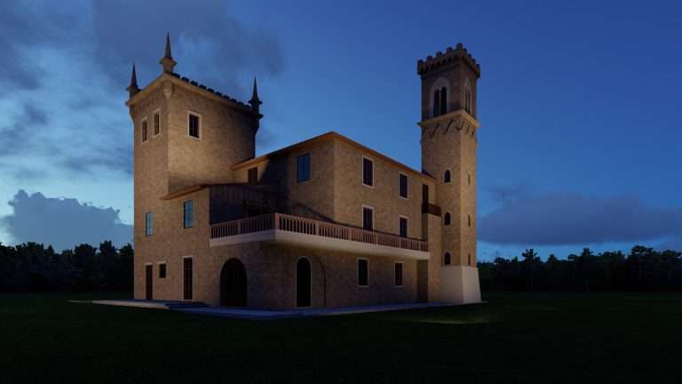 Illuminazione edificio storico