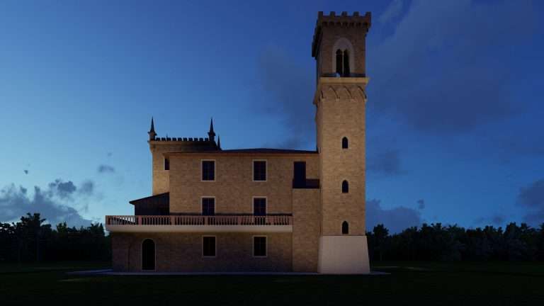 Illuminazione edificio storico