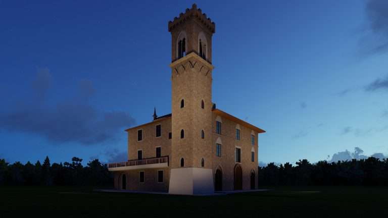 Illuminazione edificio storico