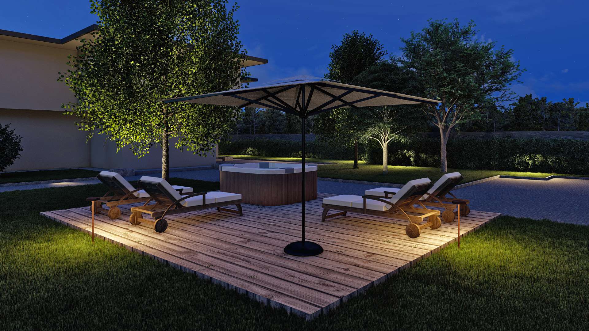 Illuminazione Giardino condominiale #86