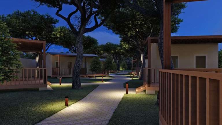 Illuminazione campeggio