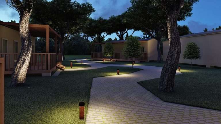 Illuminazione campeggio