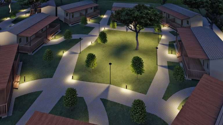 Illuminazione campeggio