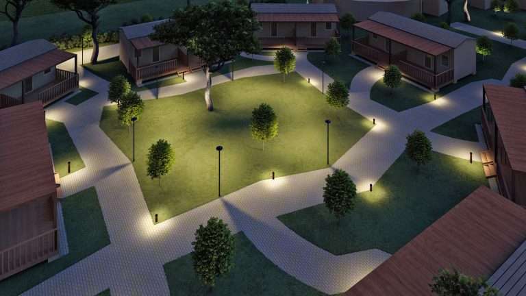 Illuminazione campeggio